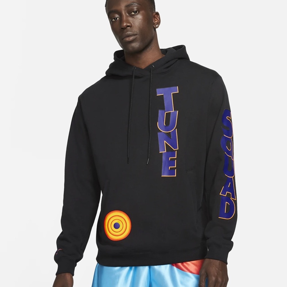 NEW Nike LeBron Hoodie x Space Jam 2 Tune Squad Sweater Black Men’s Large